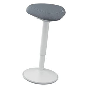 Leitz 65450085 Ergo actieve kruk / verstelbaar / lichtgrijs / 110 kg