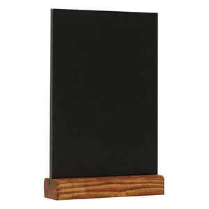 Europel 356272 krijtbord / tafelmodel / A5 / natuurlijke afwerking