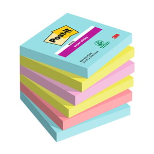 3M Post-It super sticky / 76 x 76 mm / Cosmic / 6 x 90 vel
