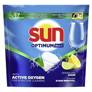 Sun Optimum All-in-1 Vaatwastabletten / Citroen / 17 tabs