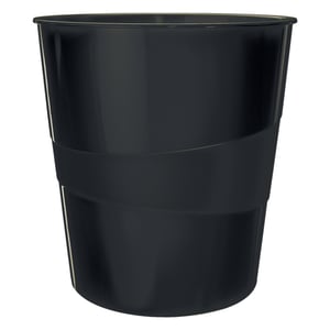 Leitz Recycle papiermand / gerecycled PP / zwart / 15 liter
