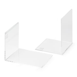 Maul boekensteun / transparant / acryl / 10 x 10 x 13cm