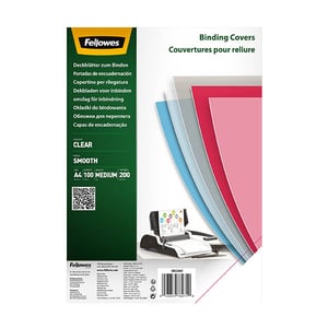 Fellowes bindomslag / A4 / transparant / 200 micron / 100 stuks