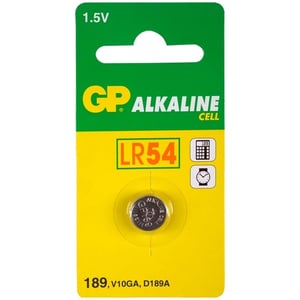 GP knoopcel batterij LR54 / 189 / alkaline / 1 stuk