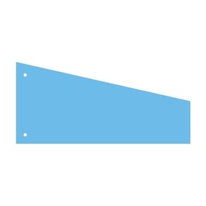 Kangaro scheidingsstrook trapezium / blauw / 240 x 105 / 60mm / 100 stuks
