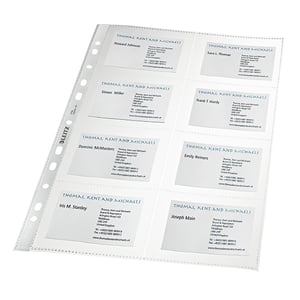 Leitz Premium showtas visitekaartjes / A4 / 10 stuks