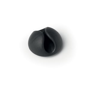 Durable 5037-37 Cavoline clip 1 / kabelhouder / kunststof / grafiet / 6 stuks