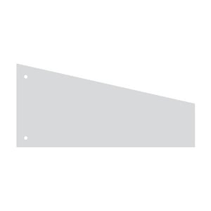 Kangaro scheidingsstrook trapezium / grijs / 240 x 105 / 60mm / 100 stuks