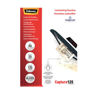 Fellowes Imagelast lamineerhoes / glanzend / A5 / 2x125 micron / 25 stuks