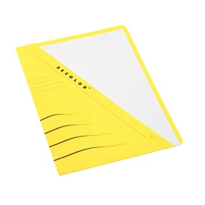 Jalema Secolor insteekmap / A4 / karton / geel / 10 stuks