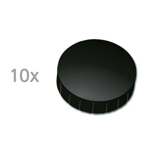 Maul magneten / zwart / 20 mm / 10 stuks
