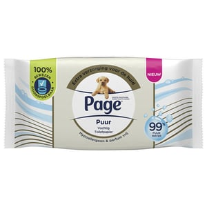 Page Puur Vochtig Toiletpapier / 38 doekjes