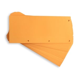 Oxford scheidingsstrook duo / oranje / 105 x 240mm / 60 stuks