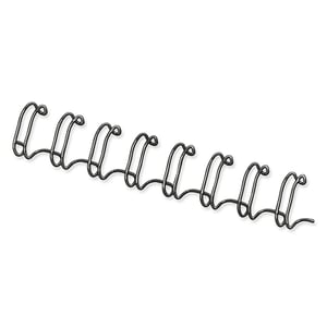 Fellowes 53218 metalen draadrug / A4 / metaal / zwart / 100 stuks
