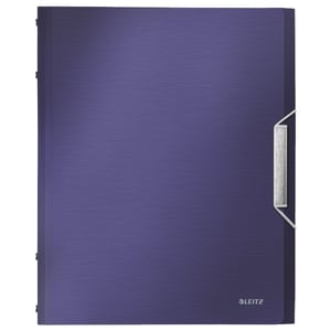 Leitz 3995 Style sorteermap / titanium blauw / 6 tabs