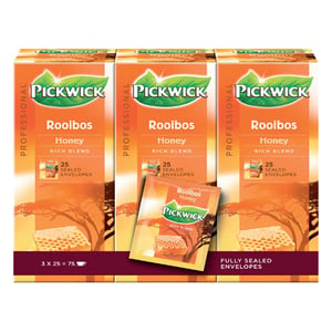 Pickwick Professional Rooibos Honing thee / 3 x 25 stuks