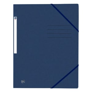 Oxford 400116324 Top File+ elastomap / A4 / karton / donkerblauw